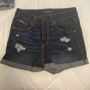 Aeropostale dark wash denim jeans midi length